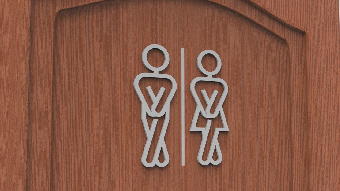 Biển báo cửa nhà vệ sinh - Image 2