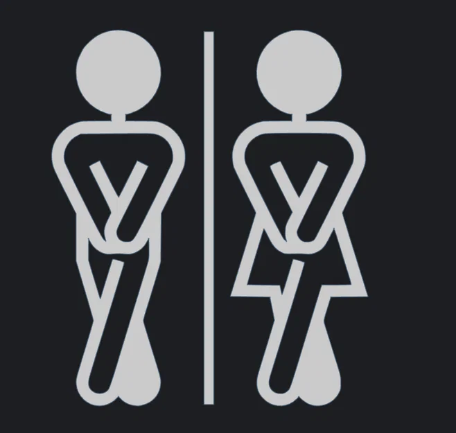 Bảng Hiệu Toilet - Phiên bản Bold+ - Image 1