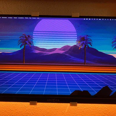 Giá treo màn hình ARZOPA chuẩn VESA và French Cleat tự in 3D