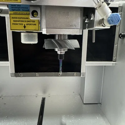 Quạt thổi phôi gắn trục Spindle cho máy CNC Carvera