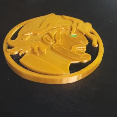Mô hình huy hiệu Zeus trong Fortnite - Zeus Medallion 3D