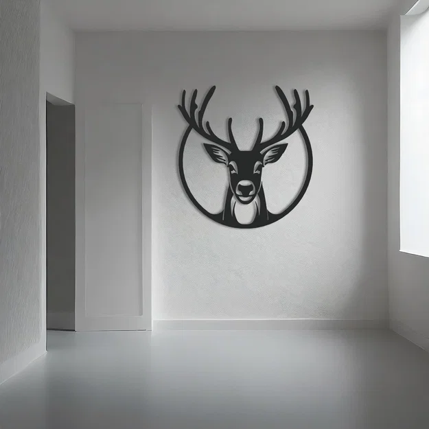 Deer Wall Art - Tác phẩm tranh treo tường in 3D độc đáo cho nhà bạn - Image 2