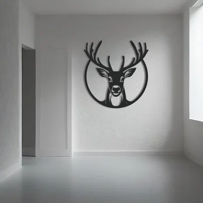 Deer Wall Art - Tác phẩm tranh treo tường in 3D độc đáo cho nhà bạn