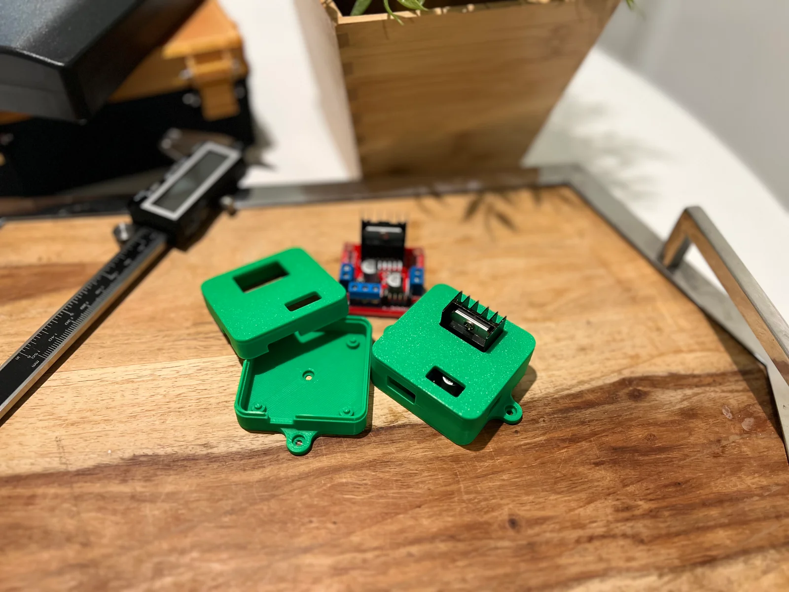 Vỏ case cho board điều khiển motor L298N Dual H-Bridge… 1