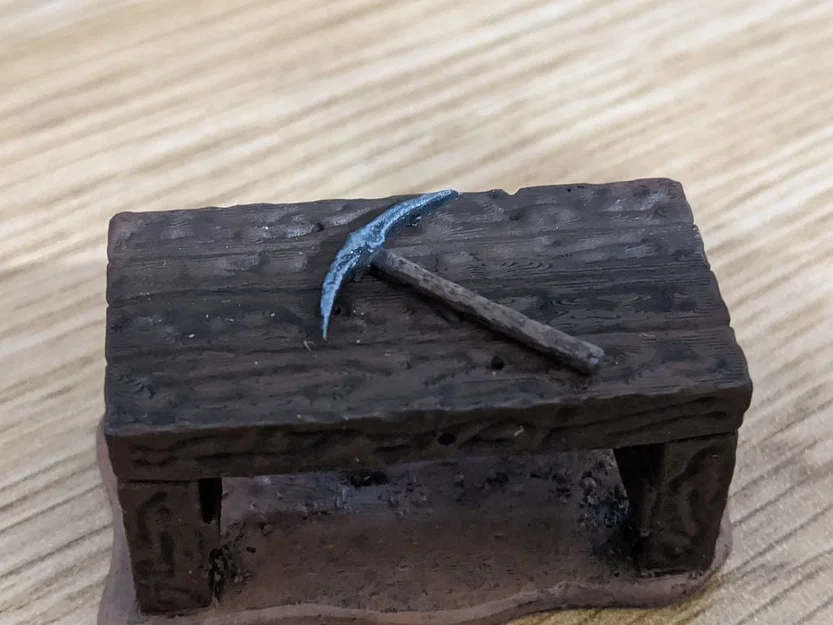 Mô hình quốc xẻng nhỏ (Small Rough Pick-Axe) cho bàn chơi game tabletop - Image 1