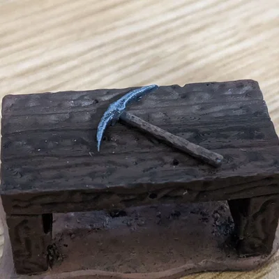 Mô hình quốc xẻng nhỏ (Small Rough Pick-Axe) cho bàn chơi game tabletop