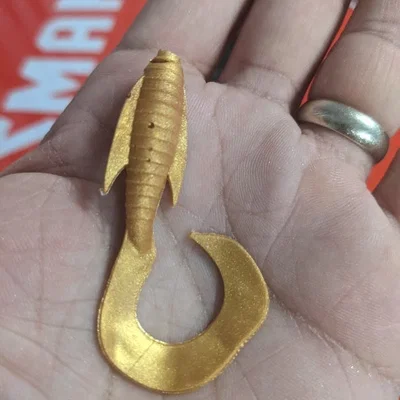 Khuôn in 3D đúc mồi giả câu cá Jig Bait có vây (Jig Bait Mold)