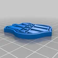 Bộ sưu tập móc khóa huy hiệu câu lạc bộ bóng đá Brazil (STL) - Thumbnail 2