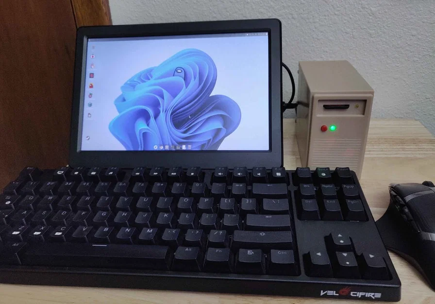 Case Raspberry Pi 4 kiểu tháp desktop retro (Retro tower desktop) - Image 4