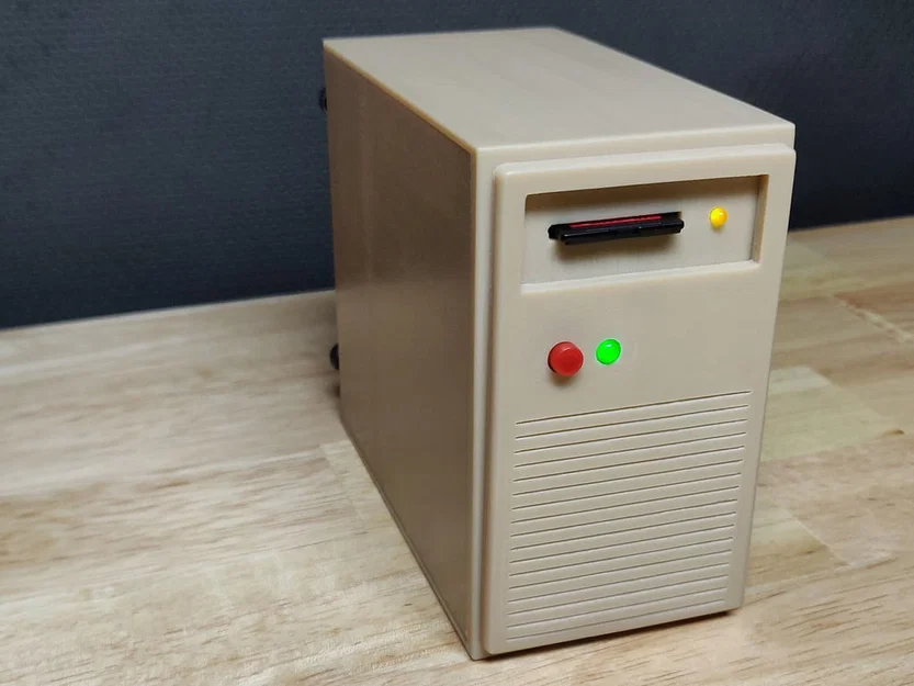 Case Raspberry Pi 4 kiểu tháp desktop retro (Retro tower desktop) - Image 7