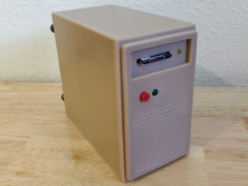 Case Raspberry Pi 4 kiểu tháp desktop retro (Retro tower desktop) - Image 16
