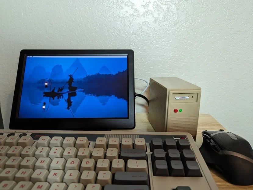 Vỏ Raspberry Pi 5 dạng tháp retro (Retro tower desktop) - Image 2