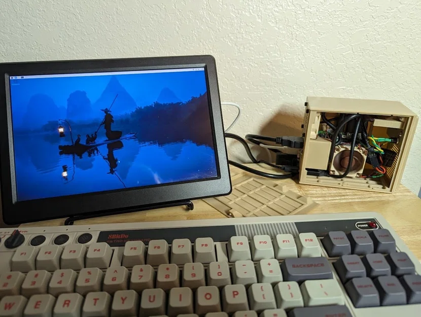 Vỏ Raspberry Pi 5 dạng tháp retro (Retro tower desktop) - Image 3