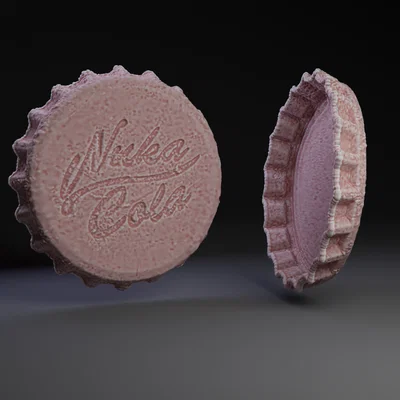 Mô hình Nắp chai Nuka Cola cực chất cho fan game Fallout