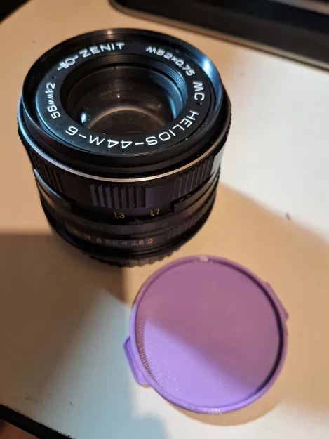 Nắp đậy ống kính 52mm có tay cầm tiện lợi in 3D - Image 2