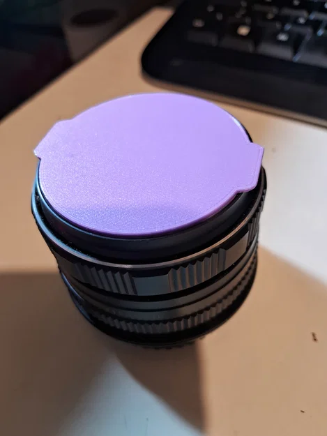 Nắp đậy ống kính 52mm có tay cầm tiện lợi in 3D - Image 4