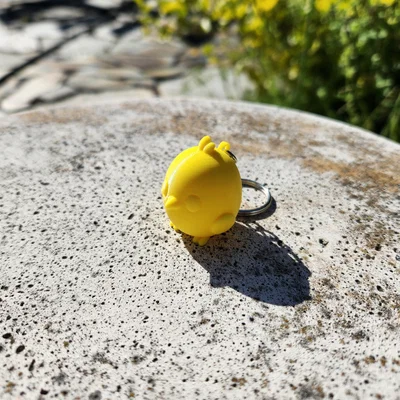 Móc khóa chú gà con 3D Chirpy đáng yêu - Tự in tại nhà