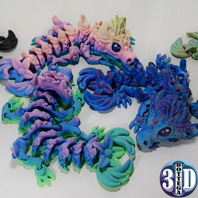 Yuari, rồng phép thuật con, khớp linh hoạt (articulated)