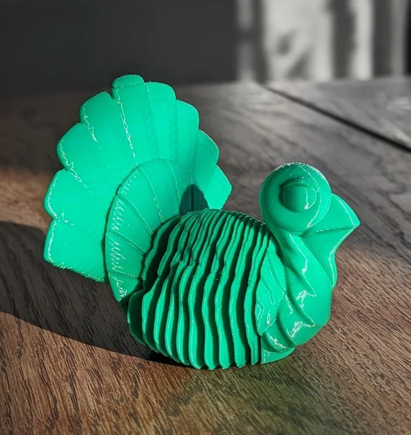 Mô hình gà tây linh hoạt (Flexi Turkey) in 3D siêu cute - Image 1
