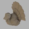 Mô hình gà tây linh hoạt (Flexi Turkey) in 3D siêu cute - Thumbnail 2
