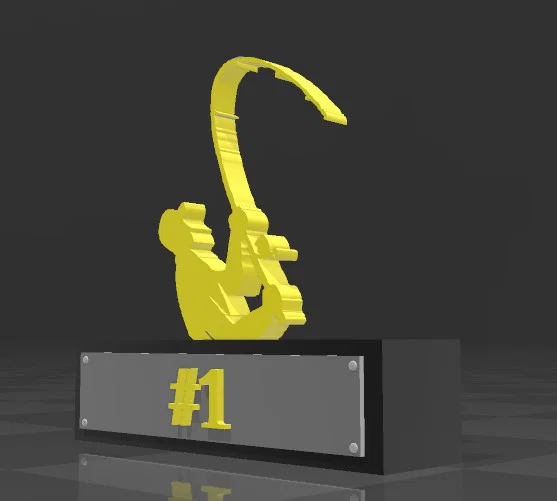 Mô hình cúp câu cá (Trofeo de Pesca) để bàn độc đáo - Image 1