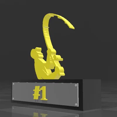 Mô hình cúp câu cá (Trofeo de Pesca) để bàn độc đáo