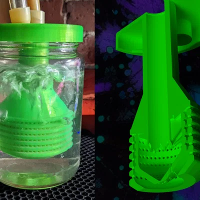 Bộ Diffuser cho Hũ Pickle Jar dùng cho Hookah hoặc Dry Herb Vaporizer