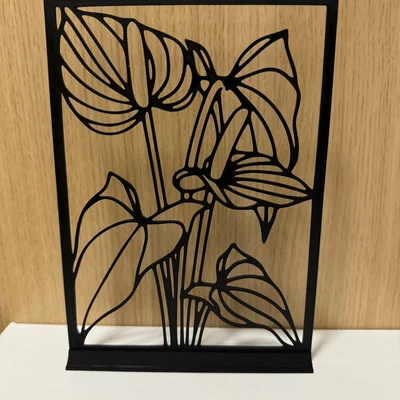 Mẫu trang trí 3D hoa Anthurium (Hồng Môn) tinh tế cho không gian sống