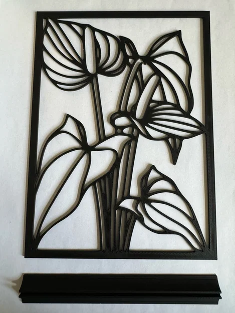 Mẫu trang trí 3D hoa Anthurium (Hồng Môn) tinh tế cho không gian sống - Image 2