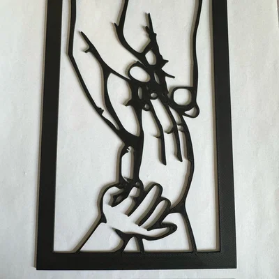 Mô hình in 3D nghệ thuật Gia đình (Family) trang trí để bàn