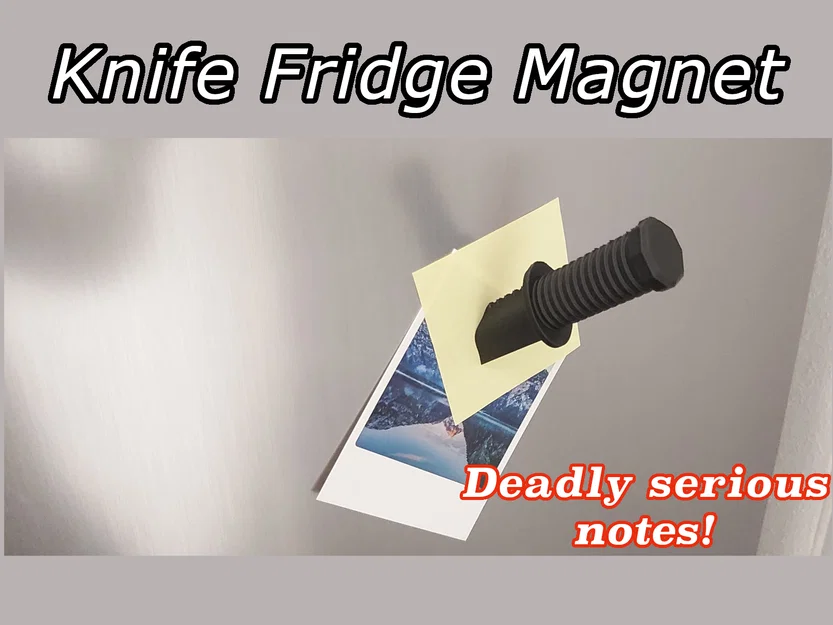 Nam châm tủ lạnh hình dao (Knife Fridge Magnet) - Image 1