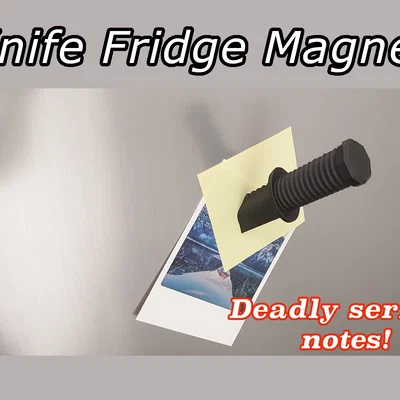 Nam châm tủ lạnh hình dao (Knife Fridge Magnet)