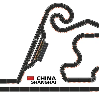 Racing Circuits - building kit - China Shanghai Grand Prix