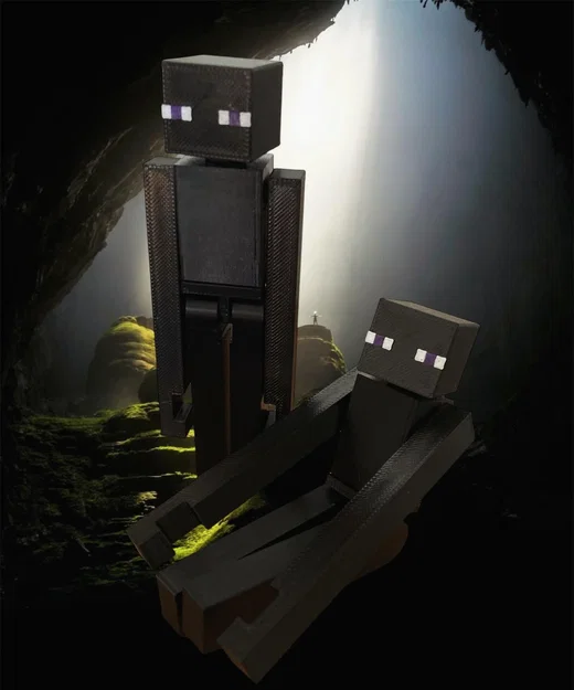 Mô hình Enderman Minecraft 3D cử động linh hoạt (Dễ in) - Image 1