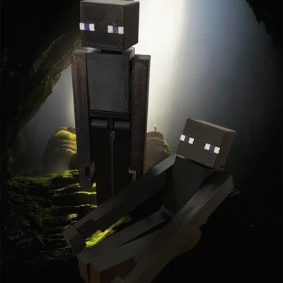 Mô hình Enderman Minecraft 3D cử động linh hoạt (Dễ in)