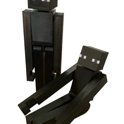 Mô hình Enderman Minecraft 3D cử động linh hoạt (Dễ in)