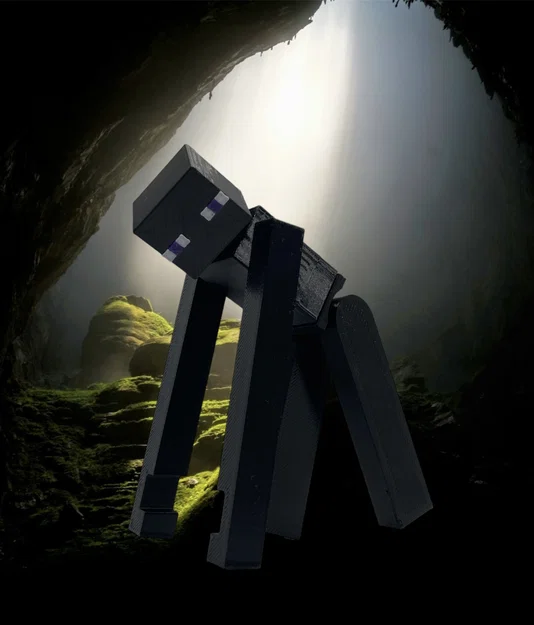 Mô hình Enderman Minecraft 3D cử động linh hoạt (Dễ in) - Image 3