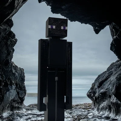 Mô hình Enderman Minecraft 3D cử động linh hoạt (Dễ in)