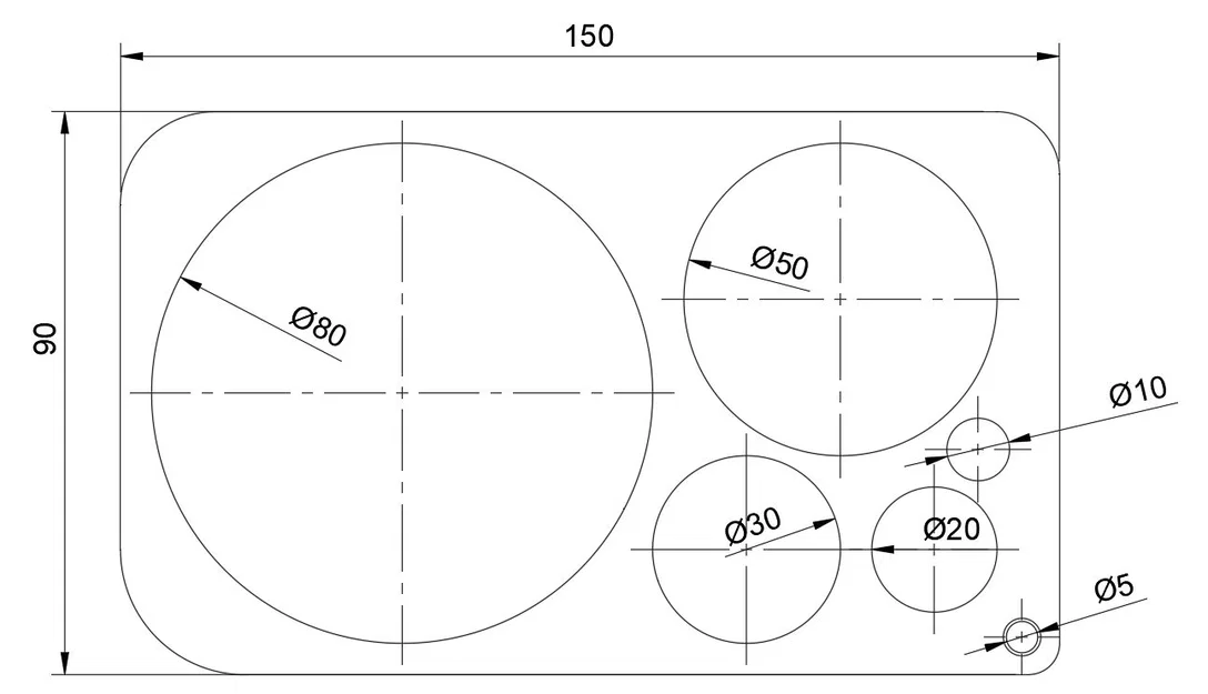 Thước vẽ vòng tròn đa năng 3D (Circle Template) - Tiện lợi & Chính xác - Image 2