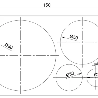 Thước vẽ vòng tròn đa năng 3D (Circle Template) - Tiện lợi & Chính xác