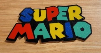 Bộ tranh trang trí tường Super Mario (1UP, GAME OVER) in 3D - Image 3
