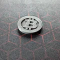 Đồng xu xe đẩy mua sắm Bitcoin (cỡ đồng 1 Euro) - Thumbnail 1