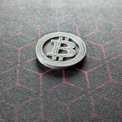 Đồng xu xe đẩy mua sắm Bitcoin (cỡ đồng 1 Euro)