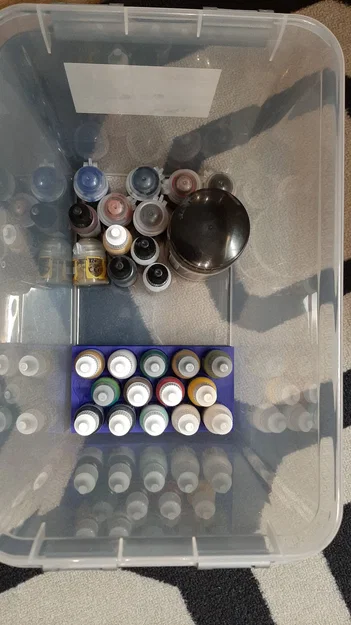 Khay đựng lọ sơn mô hình 3D cho Citadel và Vallejo tiện lợi - Image 2