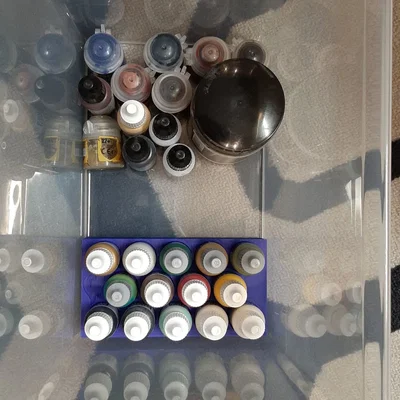 Khay đựng lọ sơn mô hình 3D cho Citadel và Vallejo tiện lợi