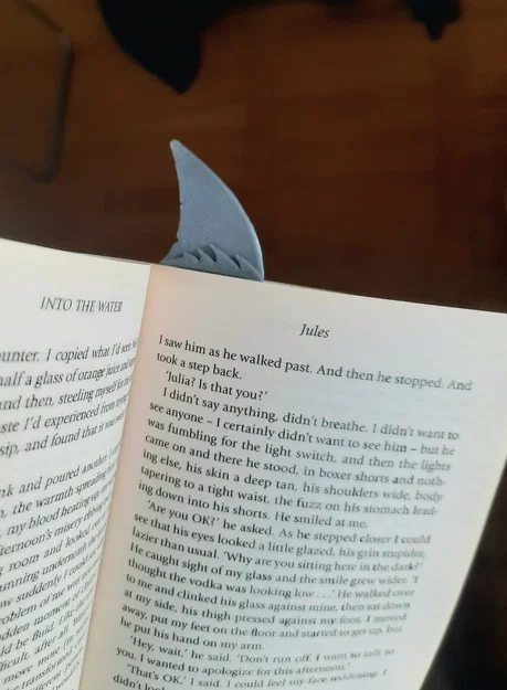 Bookmark hình vây cá mập (Shark Fin Bookmark) in 3D độc đáo - Image 3