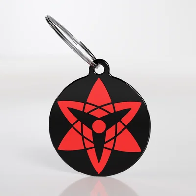 Móc khóa Mangekyou Sharingan Sasuke (Eternal) in 3D cực ngầu