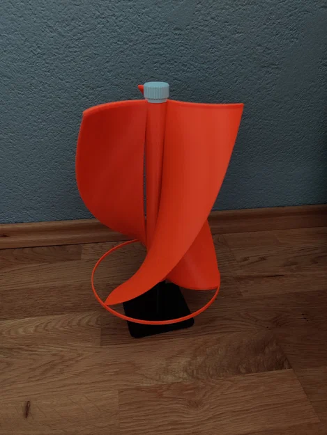 Tuabin gió (Wind turbine) in 3D hoạt động được - Image 2