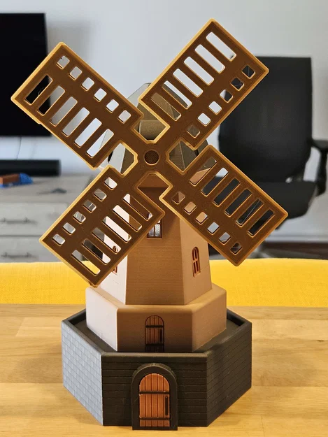 Cối xay gió Windmill (có thể gắn motor & LED) - Image 1