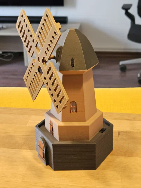 Cối xay gió Windmill (có thể gắn motor & LED) - Image 3